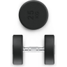 Гантель круглая UNIX FIT PRO обрезиненная 25 кг, 2 шт. DBRND25PBKx2