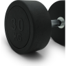 Гантель UNIX FIT PRO круглая обрезиненная 30 кг DBRND30PBK