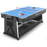 Игровой стол UNIX LINE ТРАНСФОРМЕР 4 в 1 (204х112 cм) Black GTM204X112BK